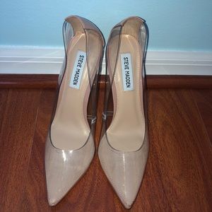 Steve Madden Clear Heels